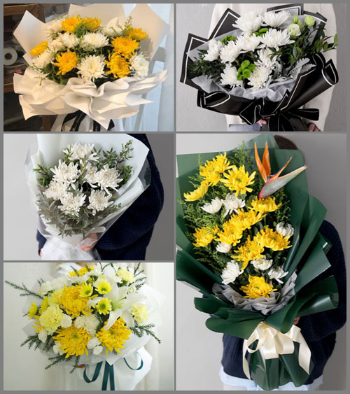 贵州铜仁市松桃县石梁乡白事花束代送